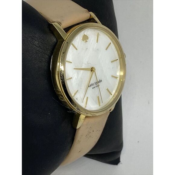 Kate Spade New York 0073 Women\'s Beige Leather Analog Dial Quartz Watch MP33 main image 9